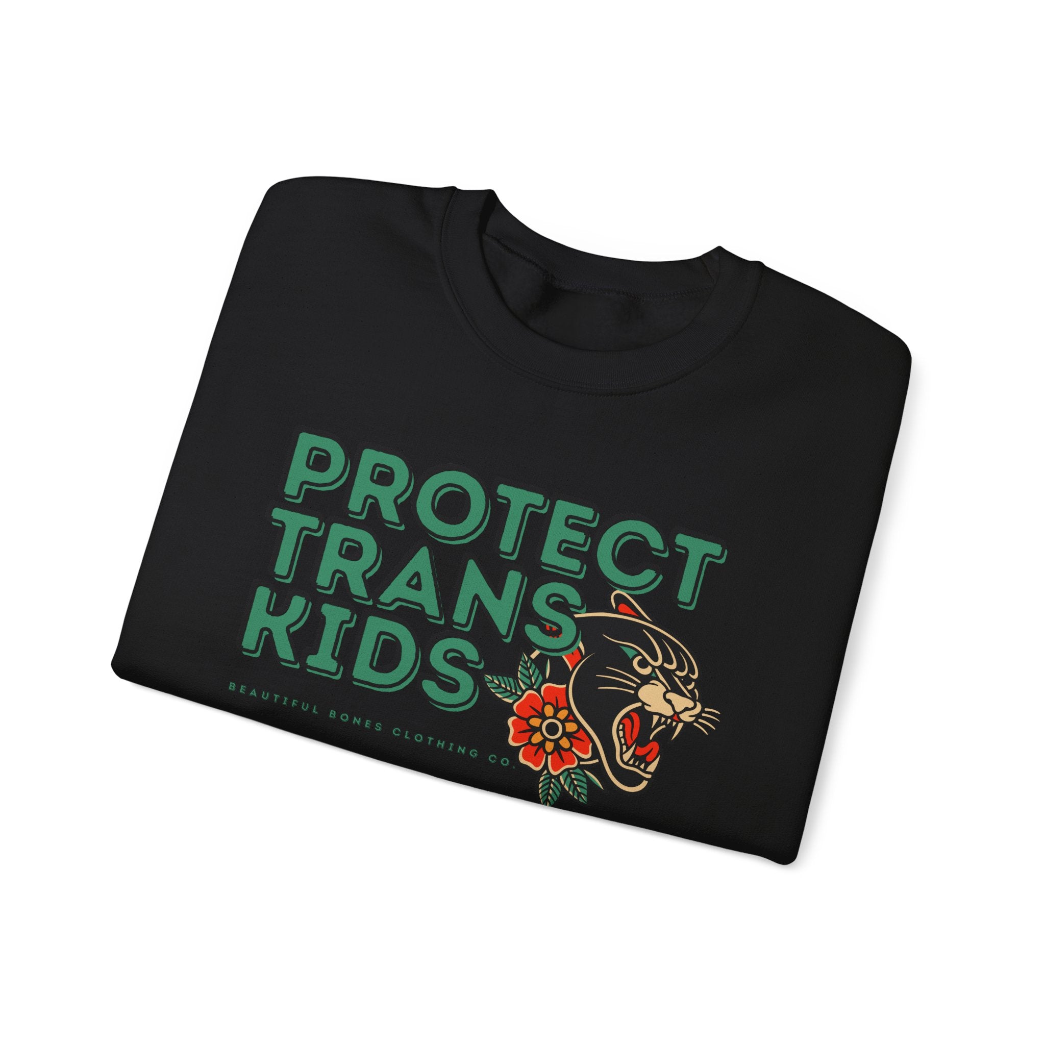 Protect Trans Kids Crewneck Sweater