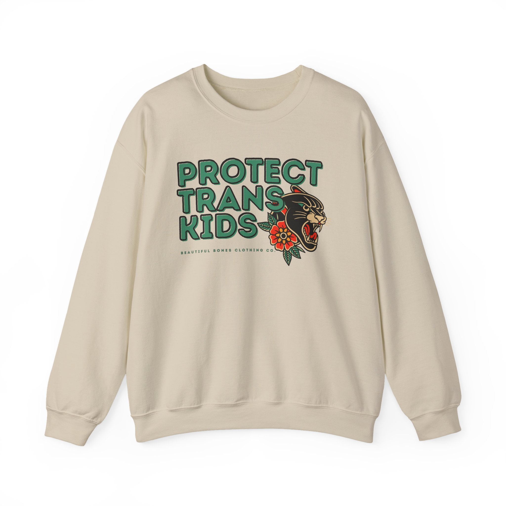 Protect Trans Kids Crewneck Sweater
