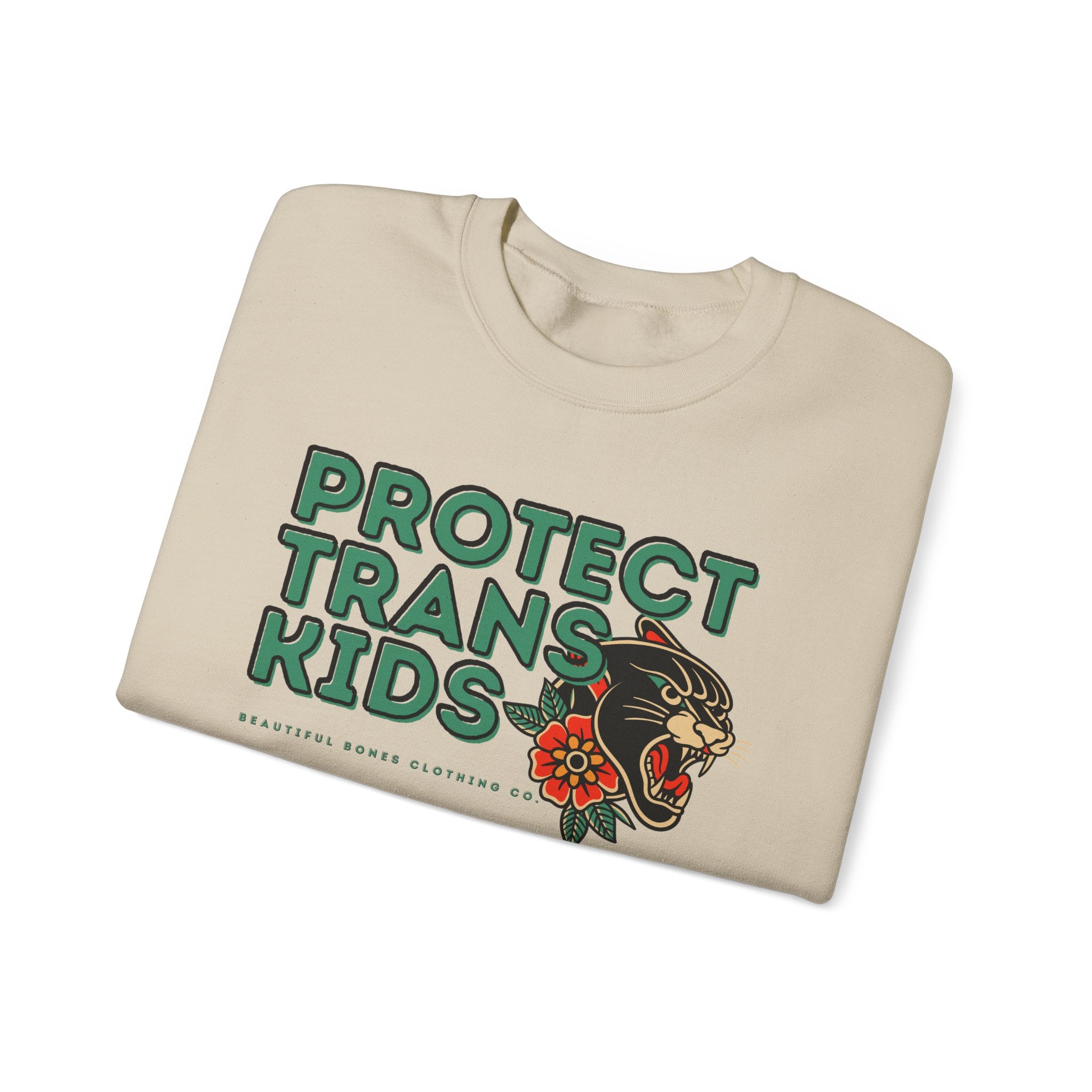 Protect Trans Kids Crewneck Sweater