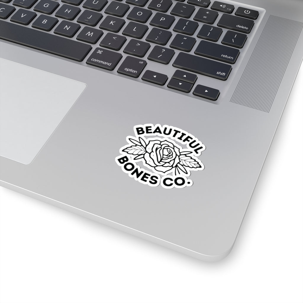 Beautiful Bones Co. Rose Logo Sticker