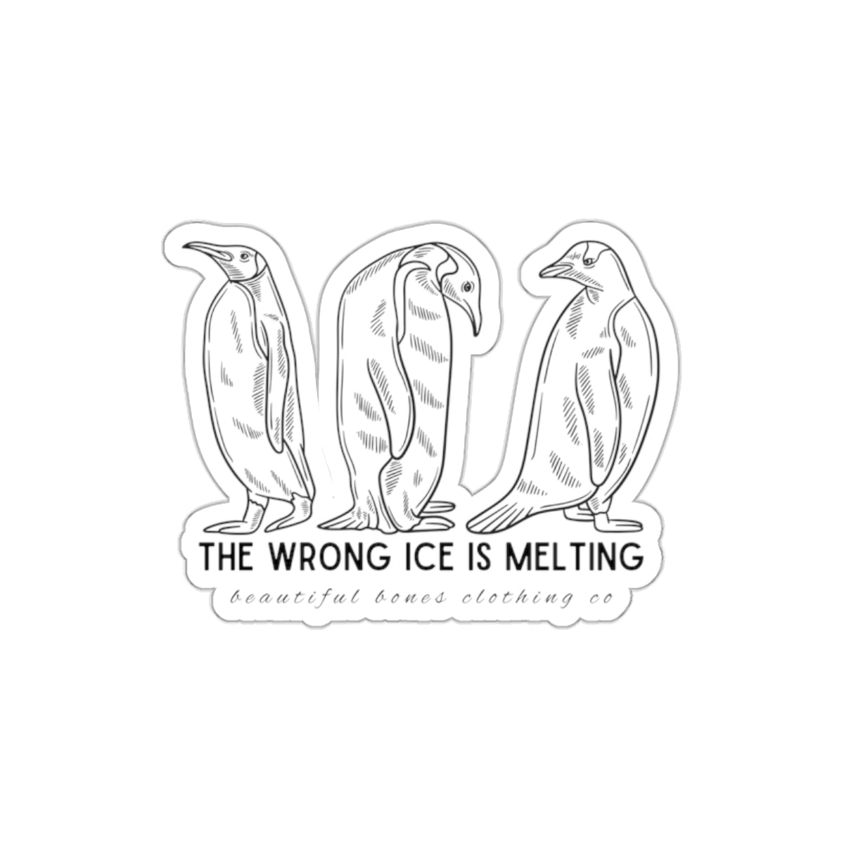 The Wrong Ice Sticker