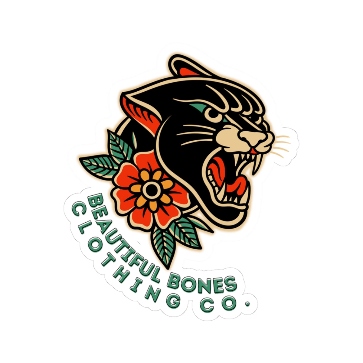 Beautiful Bones Panther Logo