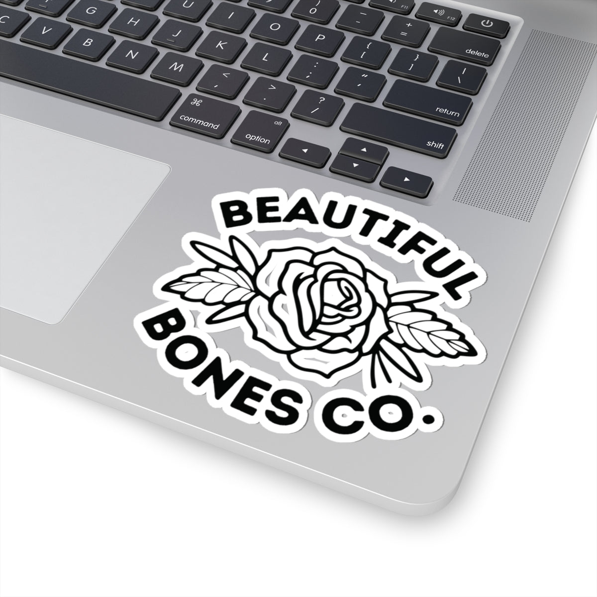 Beautiful Bones Co. Rose Logo Sticker