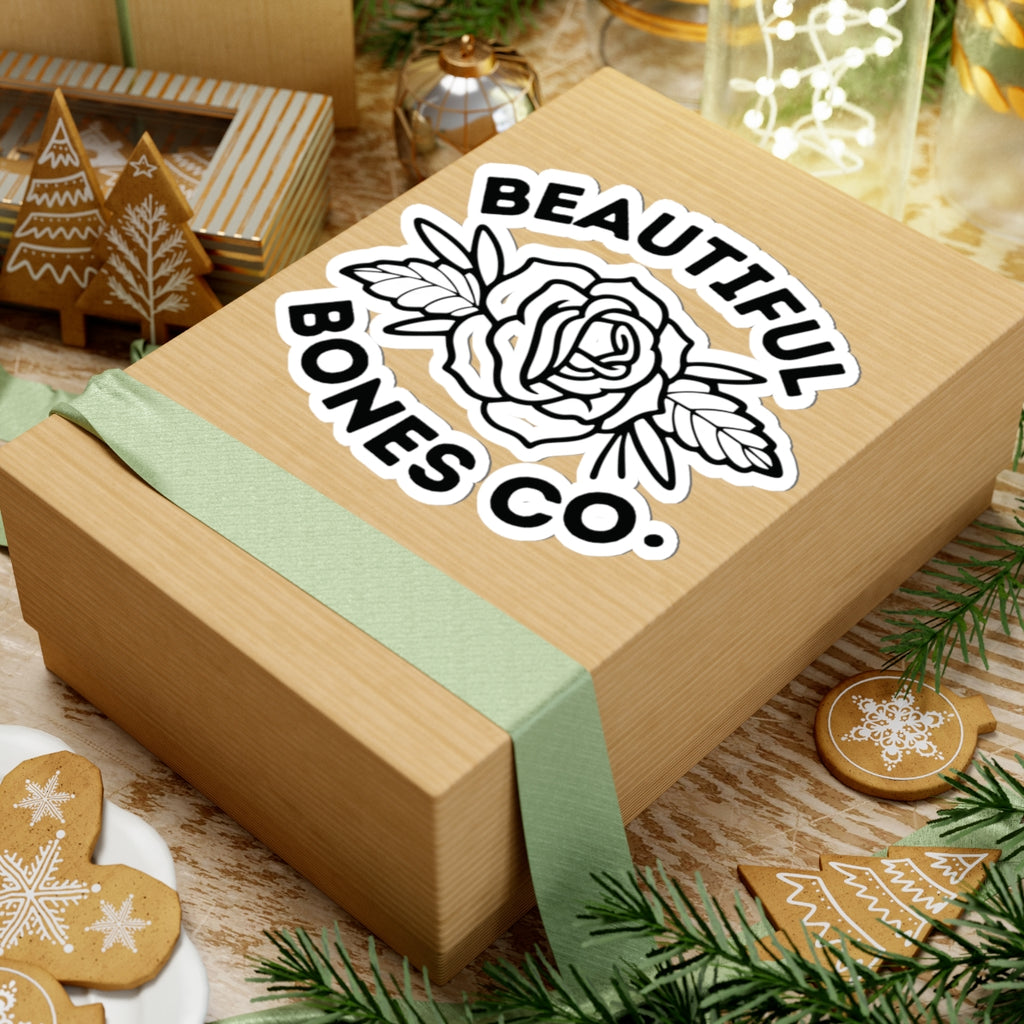 Beautiful Bones Co. Rose Logo Sticker