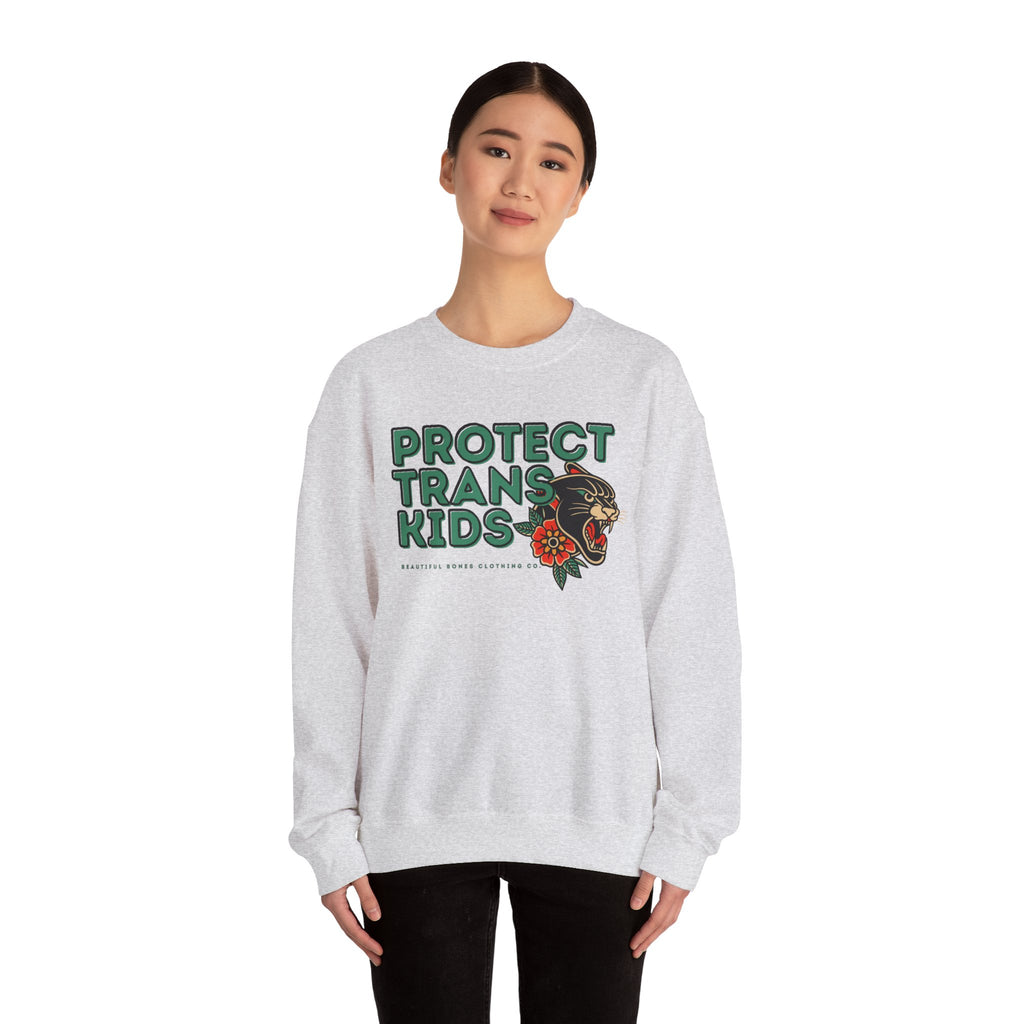 Protect Trans Kids Crewneck Sweater