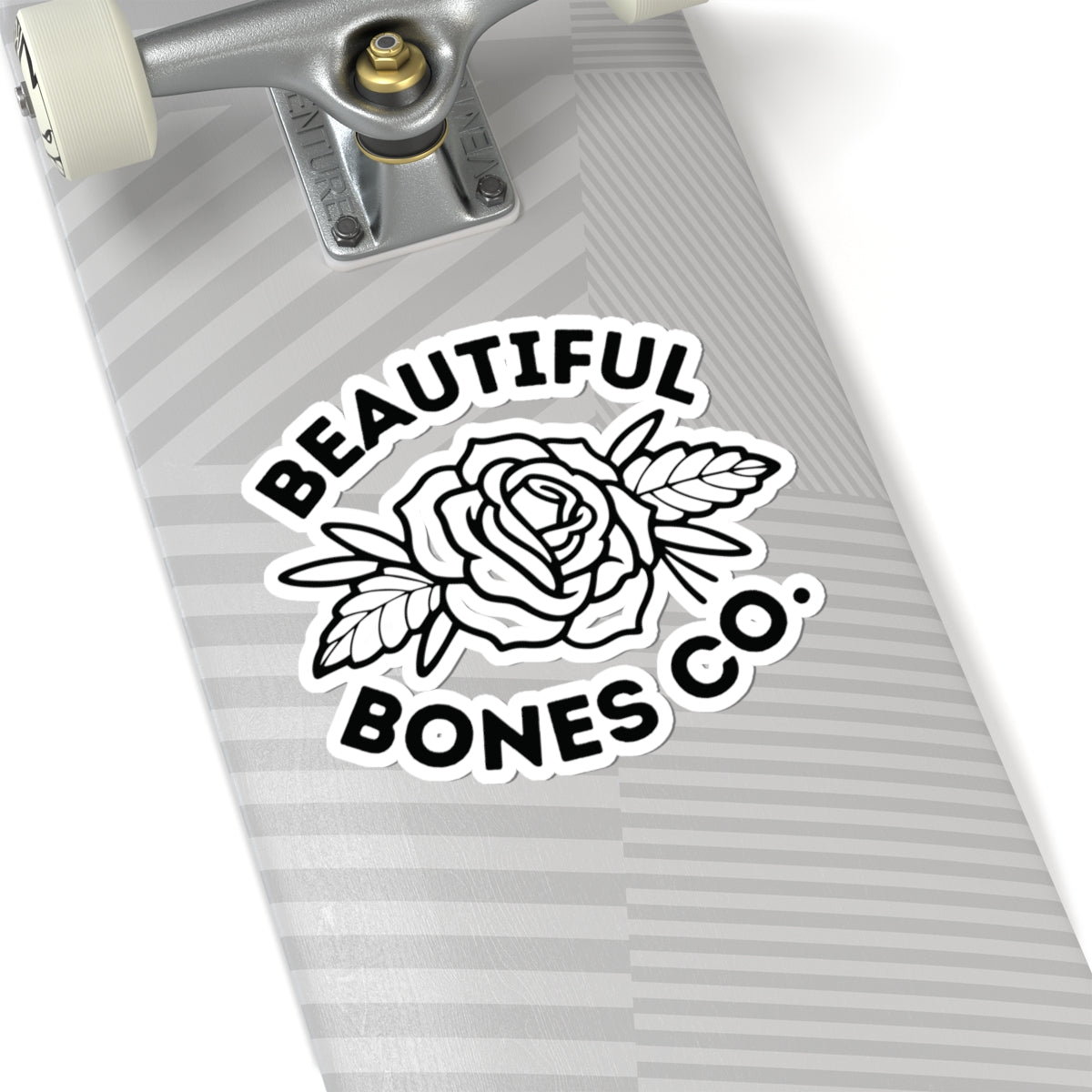 Beautiful Bones Co. Rose Logo Sticker